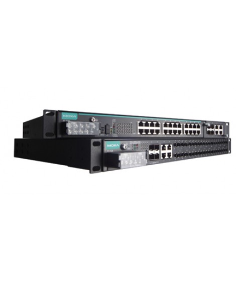 PT-7528 Series : IEC 61850-3 28-port Layer 2 managed rackmount Ethernet switches PT-7528 Series : IEC 61850-3 28-port Layer 2 managed rackmount Ethernet switches